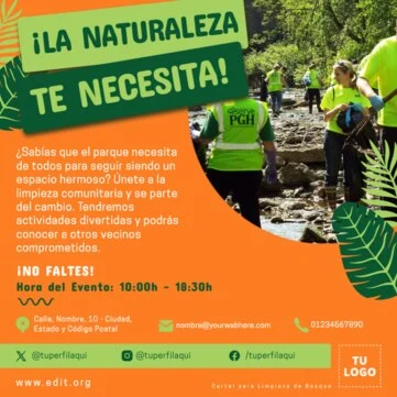 Edita un flyer de Cleanup