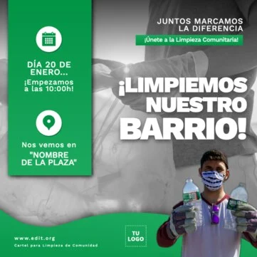 Edita un flyer de Cleanup