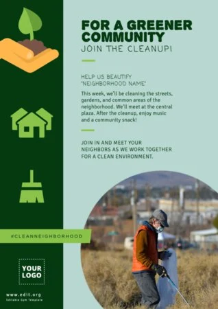 Edit a Cleanup flyer