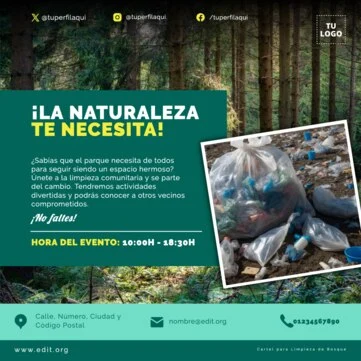Edita un flyer de Cleanup
