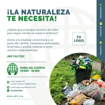 Edita un flyer de Cleanup