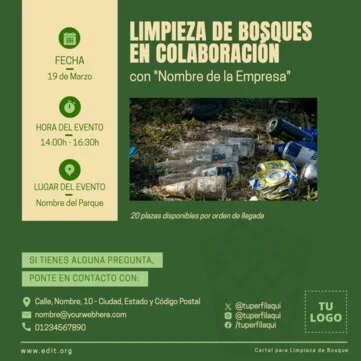 Edita un flyer de Cleanup