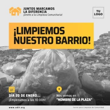 Edita un flyer de Cleanup