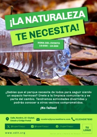 Edita un flyer de Cleanup