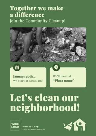 Edit a Cleanup flyer