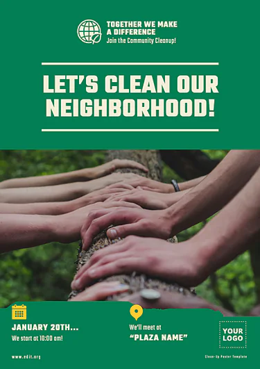 Edit a Cleanup flyer