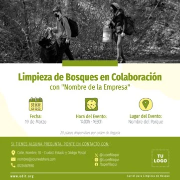 Edita un flyer de Cleanup