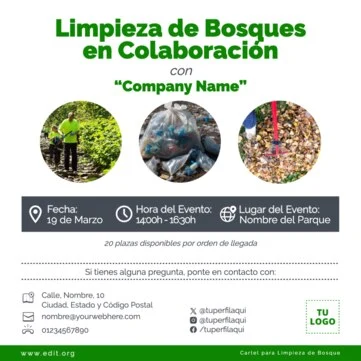 Edita un flyer de Cleanup