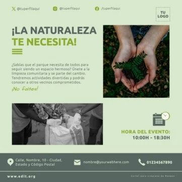 Edita un flyer de Cleanup