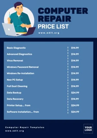 Edit a PC repair banner