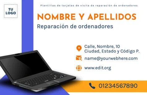 Edita una tarjeta de visita