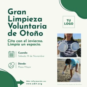 Edita un flyer de Cleanup