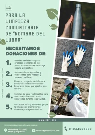 Edita un flyer de Cleanup