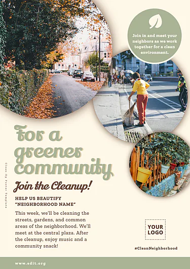 Edit a Cleanup flyer