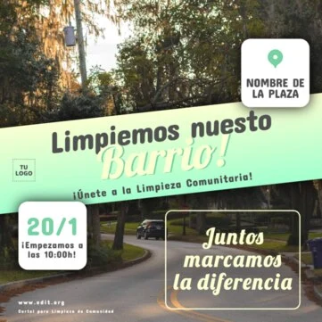 Edita un flyer de Cleanup