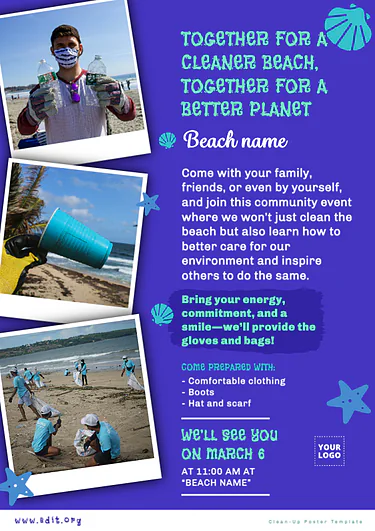 Edit a Cleanup flyer