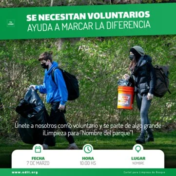 Edita un flyer de Cleanup