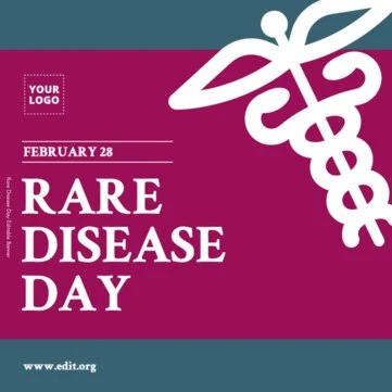 Edit a Disease Day flyer