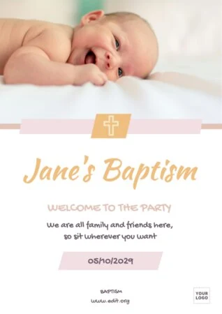 Edit a baptism banner