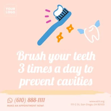 Edit a dentist template