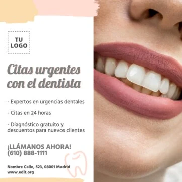 Editar un diseño para Clinica Dental