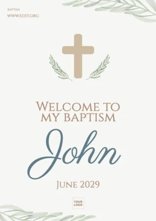 Edit a baptism banner