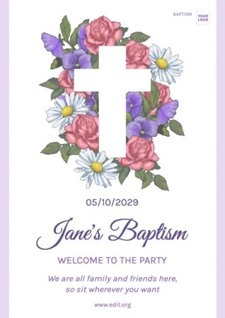 Edit a baptism banner