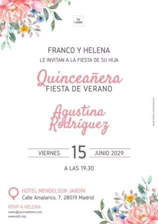 Edita una invitación a Cumpleaños