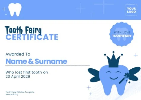 Edit a Tooth Fairy letter