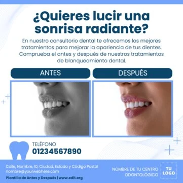 Editar un diseño para Clinica Dental