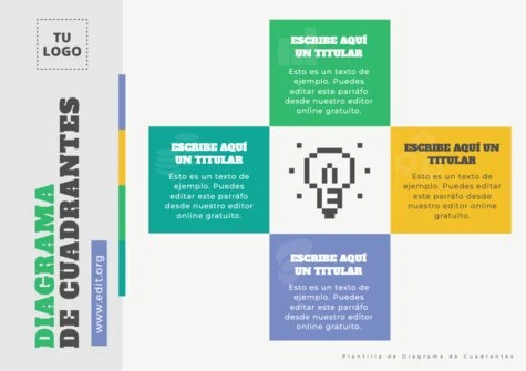 Edita un diagrama de cuadrados