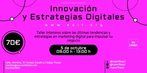 Edita un banner Eventbrite