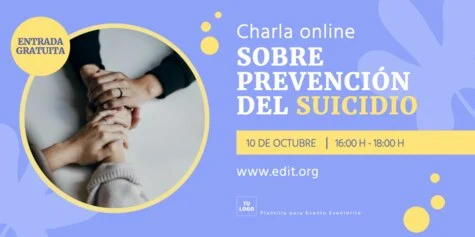 Editar una plantilla de prevención del suicidio