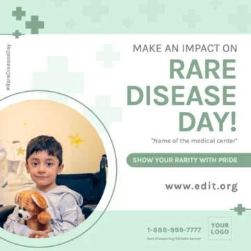 Edit a Disease Day flyer