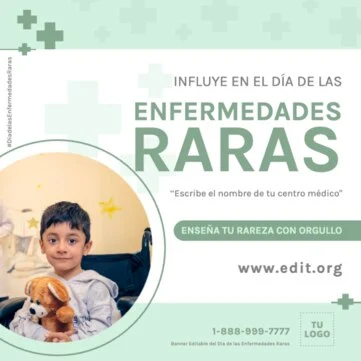 Edita un flyer sobre Enfermedades Raras