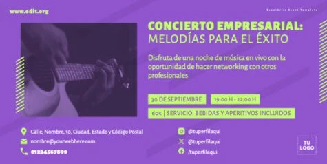Edita un banner Eventbrite