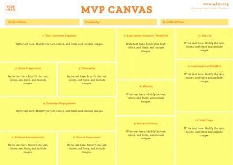 Edit a free MVP template