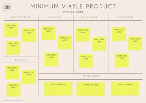 Edit a free MVP template
