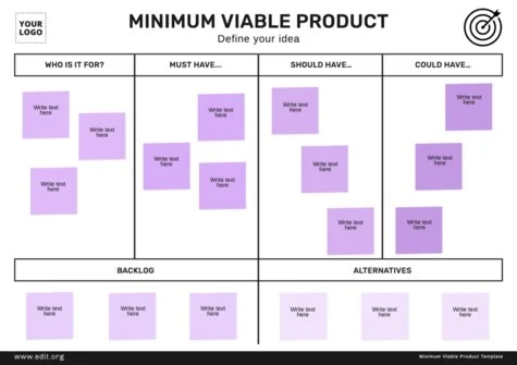 Edit a free MVP template