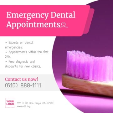 Edita un modello per dentista