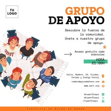 Edita un anuncio de grupo de ayuda
