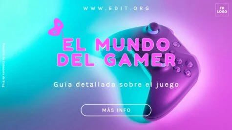 Edita un flyer del Día del Videojuego