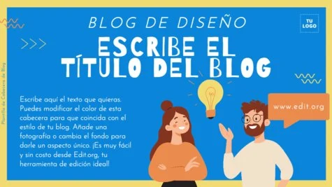 Edita una portada de blog