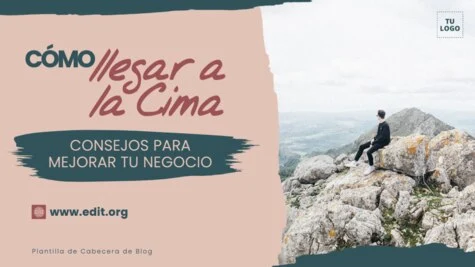 Edita una portada de blog