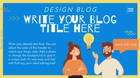 Edit a Blog banner