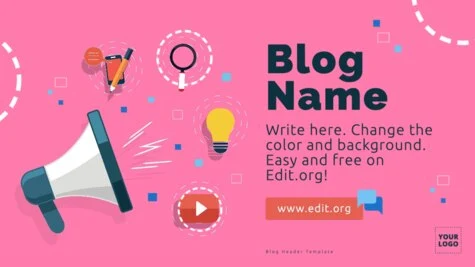 Edit a Blog banner