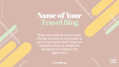 Edit a Blog banner