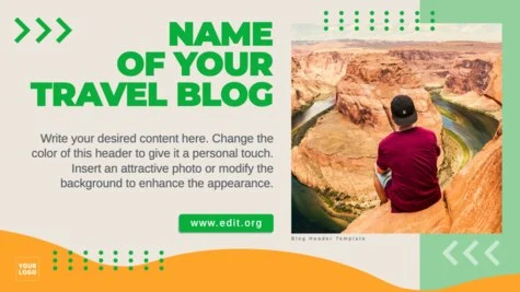 Edit a Blog banner