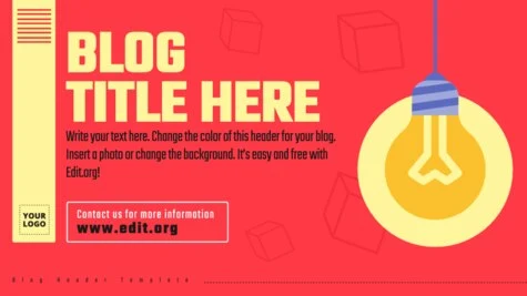 Edit a Blog banner
