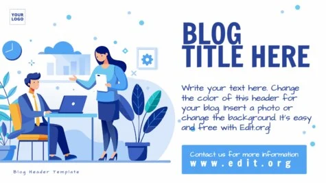 Edit a Blog banner